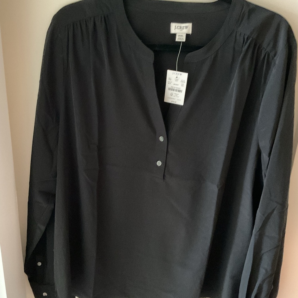 J. Crew Women's Black Blouse